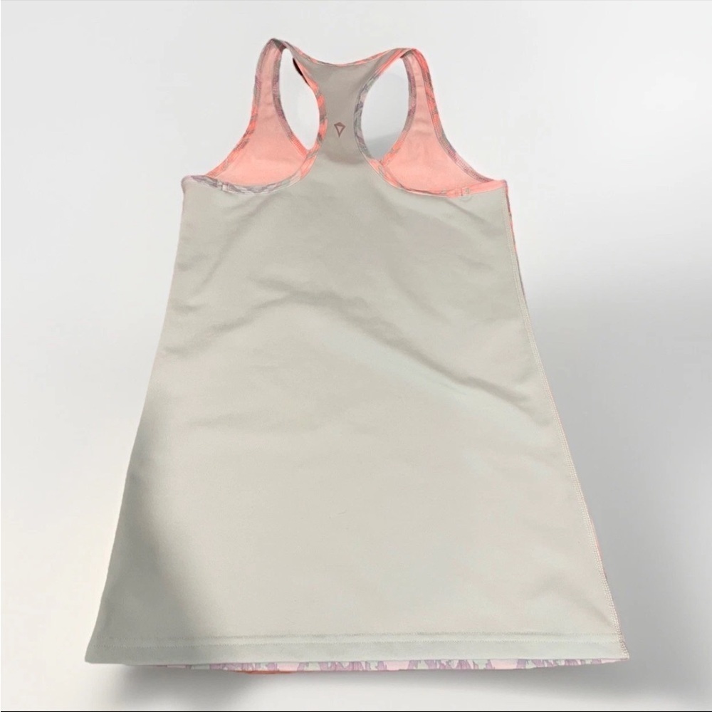 Ivivva lululemon girl’s racerback tank multicolor tropical 12 - Picture 2 of 4